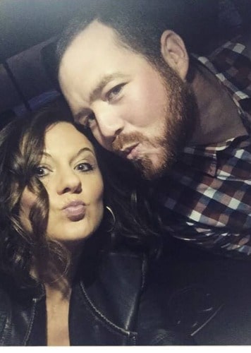 Picture of Jessica Aldean and her husband Jake Marlin